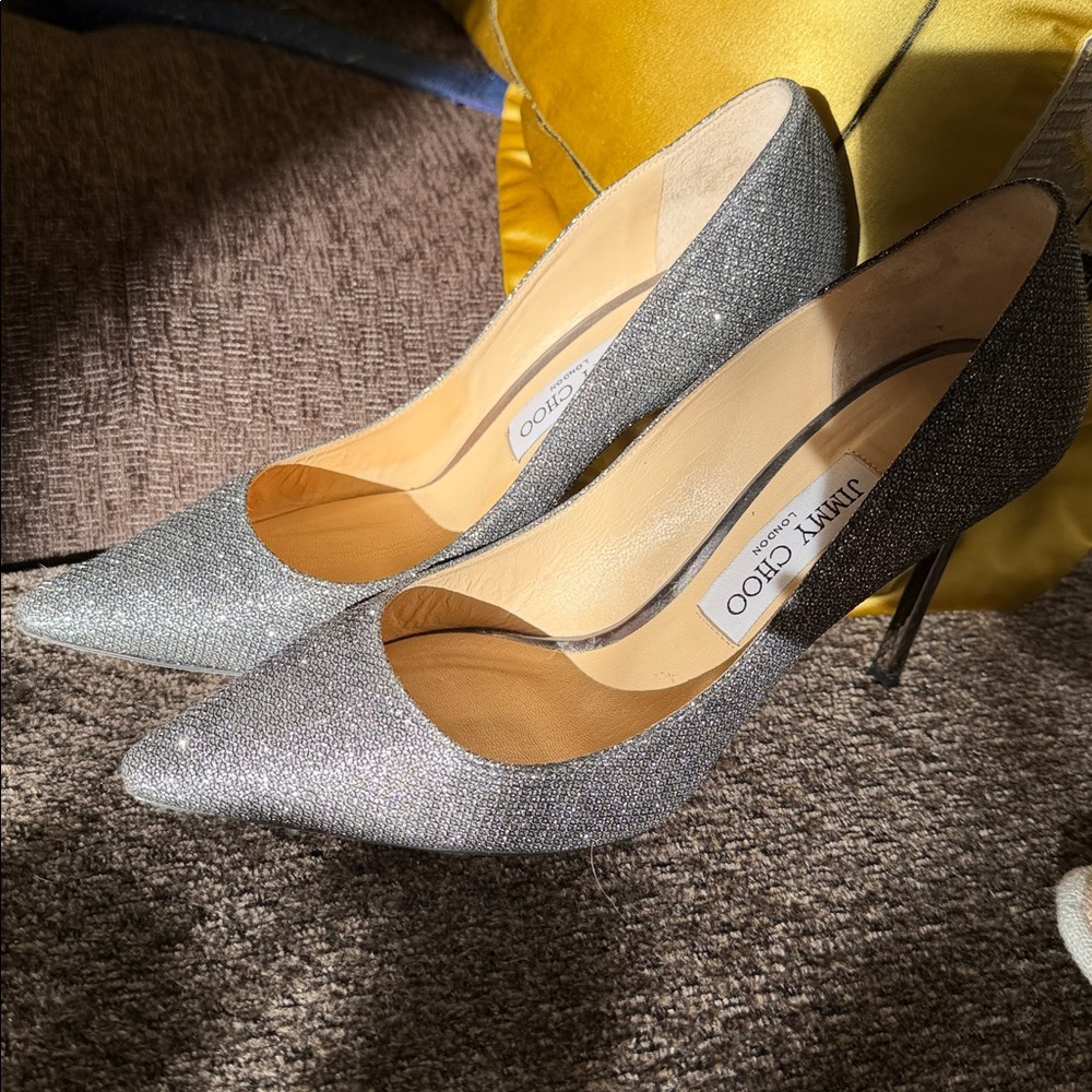Jimmy Choo Charcoal Women's Heels